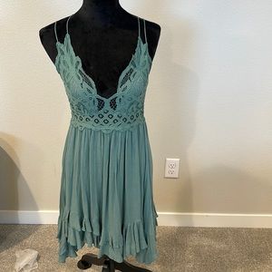 Free People Teal Dress
